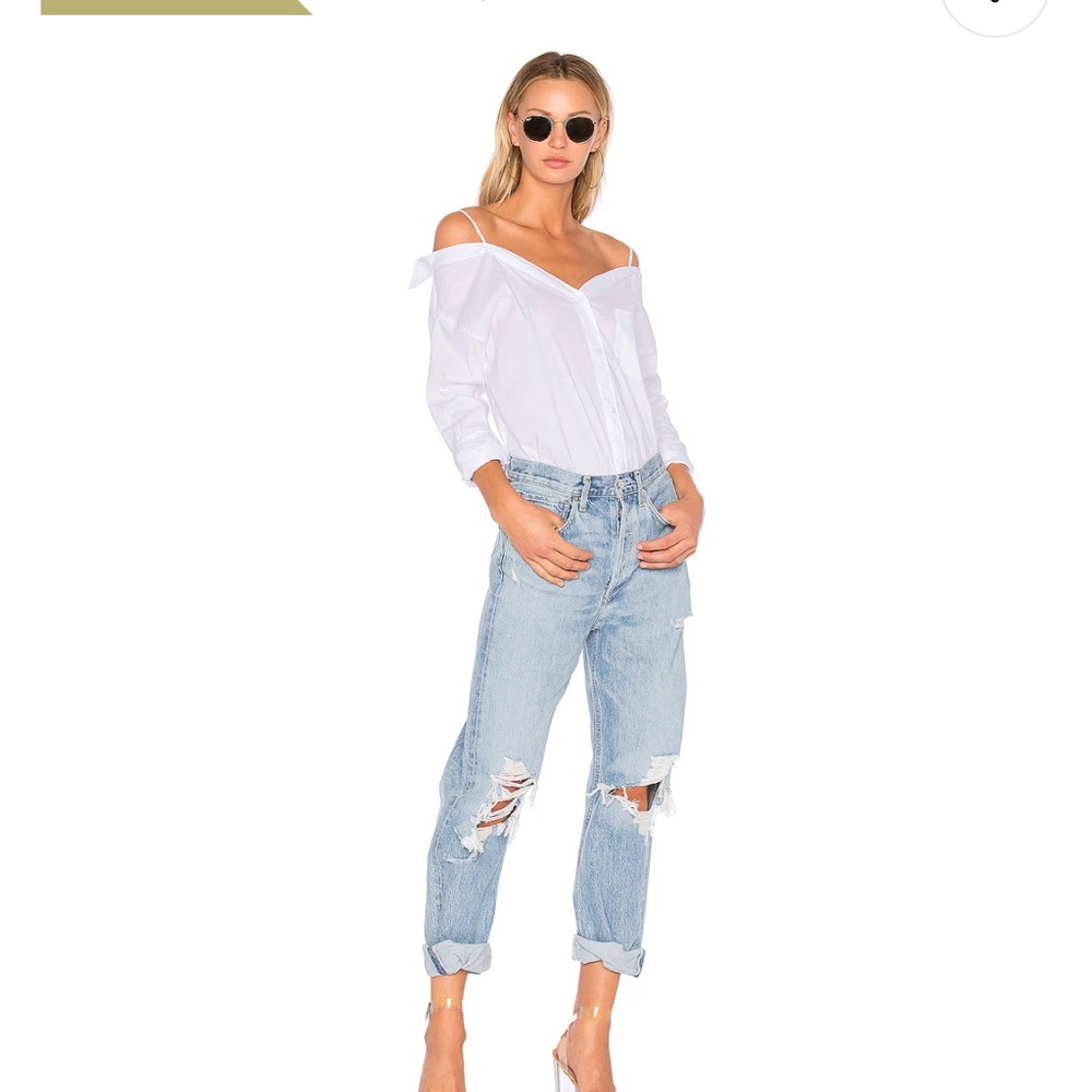Agolde 90’s mid rise loose Jean in fallout - Picture 6 of 12